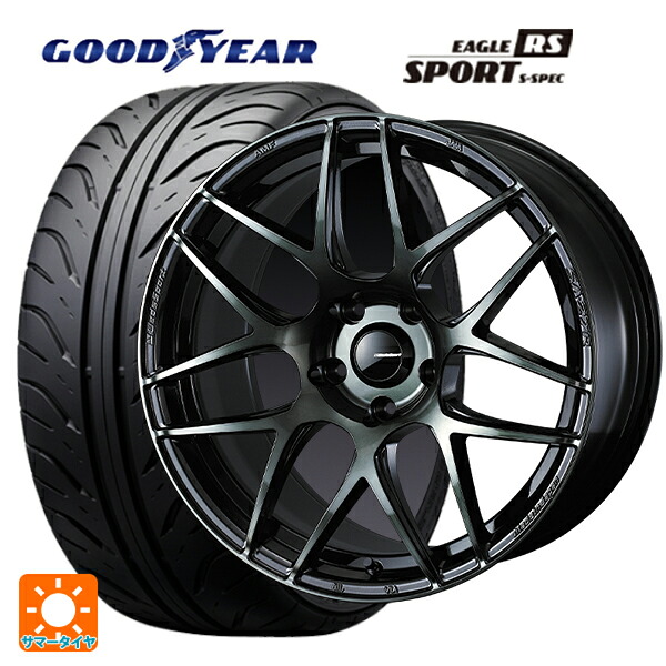 トヨタ GRヤリス(PA系)用 235/40R18 91W グッドイヤー イーグル RS スポーツ S-スペック ウェッズ ウェッズスポーツ SA27R WBC 新品サマータイヤホイール 4本セット|タイヤホイール専門店コニシタイヤ