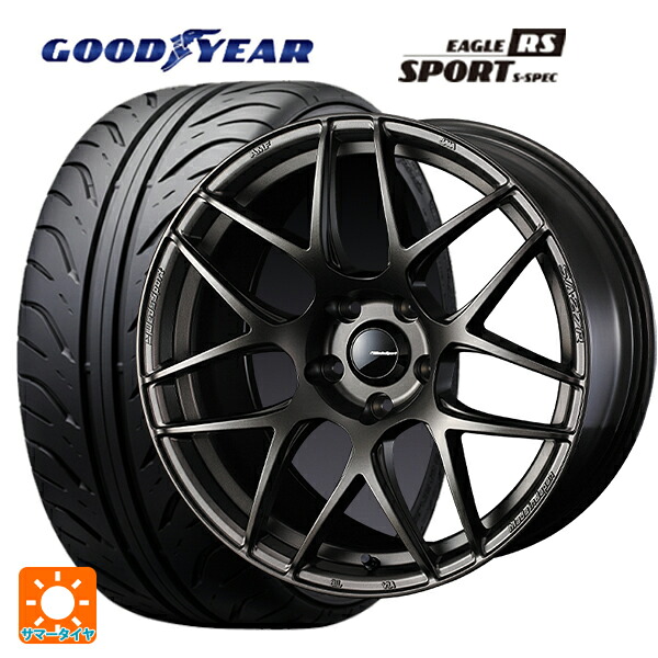 トヨタ GRヤリス(PA系)用 235/40R18 91W グッドイヤー イーグル RS スポーツ S-スペック ウェッズ ウェッズスポーツ SA27R EJ-BRONZE 新品サマータイヤホイール 4本セット