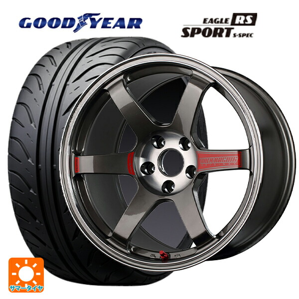235/45R17 93W グッドイヤー イーグル RS スポーツ S-スペック レイズ ボルクレーシング TE37 サーガ SL PG 17-8J 国産車用 サマータイヤホイール4本セット