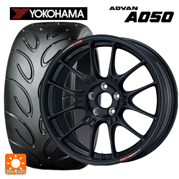 トヨタ カローラ スポーツ(210系)用 215/45R17 87W ヨコハマ アドバン A050 コンパウンド M 正規品 エンケイ レーシング GTC02 For GR86 / BRZ Cup Matte Black 新品サマータイヤホイール 4本セット