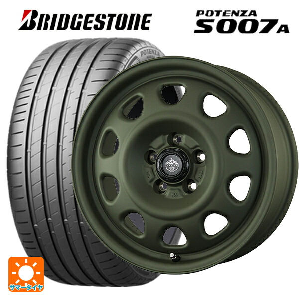 225/55R17 101Y XL ブリヂストン ポテンザ S007A 正規品 トピー ランドフット SWZ OD 17-7J 国産車用 サマータイヤホイール4本セット|タイヤホイール専門店コニシタイヤ