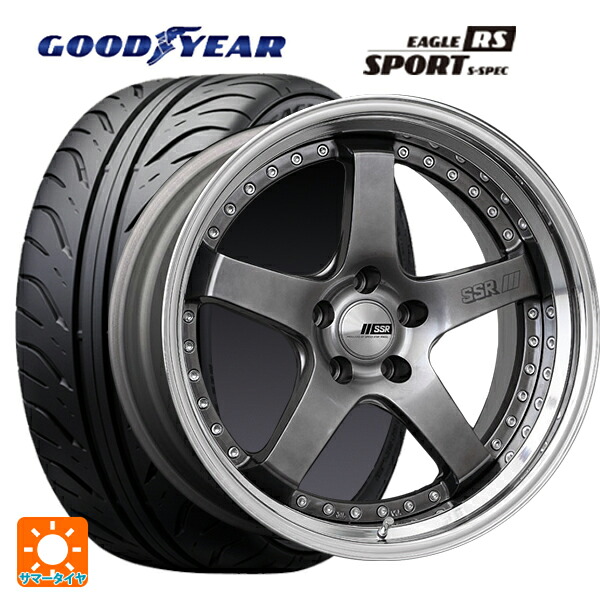 225/40R18 88W グッドイヤー イーグル RS スポーツ S-スペック タナベ SSR プロフェッサー SP4 チタンシルバー 18-7J 国産車用 サマータイヤホイール4本セット