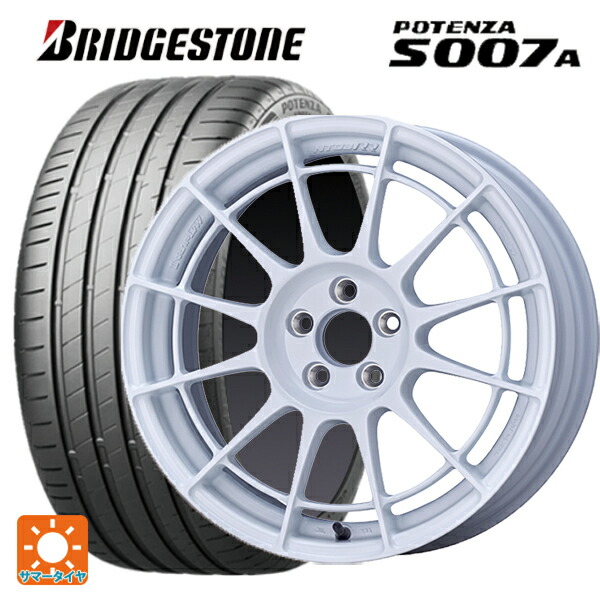 235/45R17 97Y XL ブリヂストン ポテンザ S007A 正規品 エンケイ レーシングレボリューション NT03RR For GR86 / BRZ Cup（NTR1775445100W） W 17-7.5J 国産車用 サマータイヤホイール4本セット