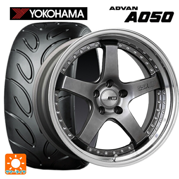 トヨタ GRカローラ(4BA-GZEA14H)用 245/40R18 93V ヨコハマ アドバン A050 正規品 タナベ SSR プロフェッサー SP4 チタンシルバー 新品サマータイヤホイール 4本セット|タイヤホイール専門店コニシタイヤ
