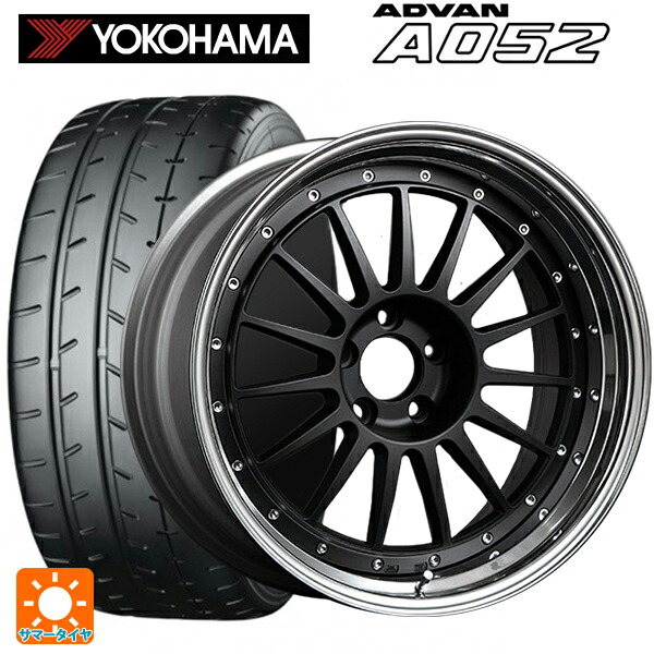 235/45R18 98Y XL ヨコハマ アドバン A052 正規品 タナベ SSR プロフェッサー TF1 フラットブラック 18-8J 国産車用 サマータイヤホイール4本セット｜タイヤホイール専門店コニシタイヤ 255,560円