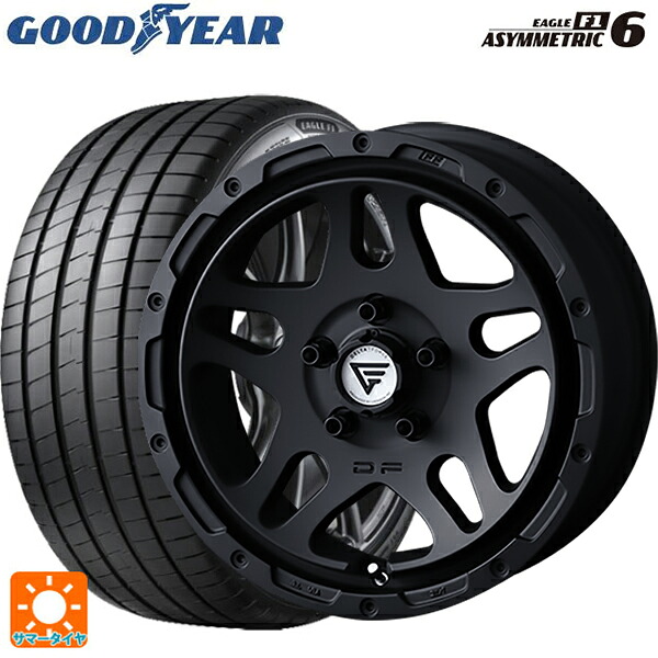 205/45R17 88Y XL グッドイヤー イーグル F1 アシメトリック6 エクシズルライン デルタフォース オーバーランダー マットブラック 17-7J 国産車用 サマータイヤホイール4本セット 135,040円