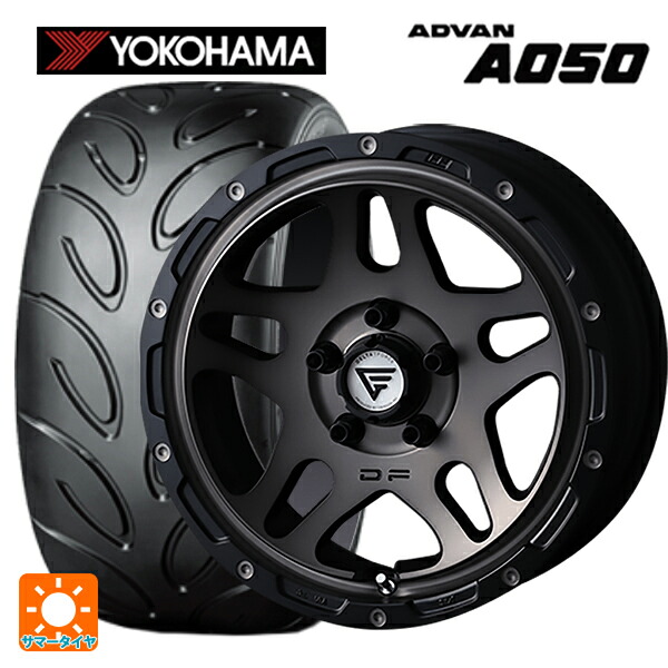 215/45R17 87W ヨコハマ アドバン A050 コンパウンド M 正規品 エクシズルライン デルタフォース オーバーランダー マットスモークポリッシュ 17-7J 国産車用 サマータイヤホイール4本セット|タイヤホイール専門店コニシタイヤ