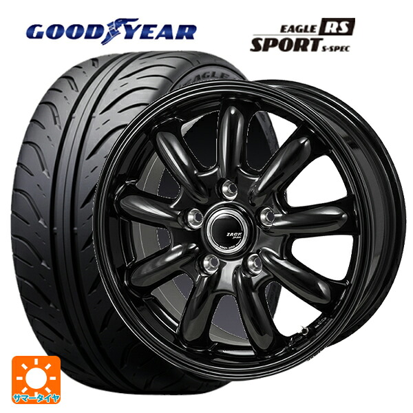 235/45R17 93W グッドイヤー イーグル RS スポーツ S-スペック ジャパン三陽 ザック JP209 グロスブラック 17-7J 国産車用 サマータイヤホイール4本セット|タイヤホイール専門店コニシタイヤ