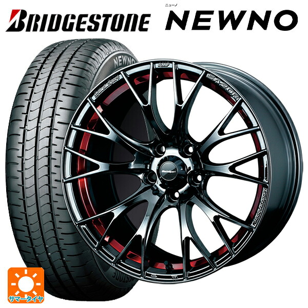 トヨタ GRカローラ(4BA-GZEA14H)用 235/40R18 95W XL ブリヂストン ニューノ 正規品 # ウェッズ ウェッズスポーツ SA20R RLC 新品サマータイヤホイール 4本セット