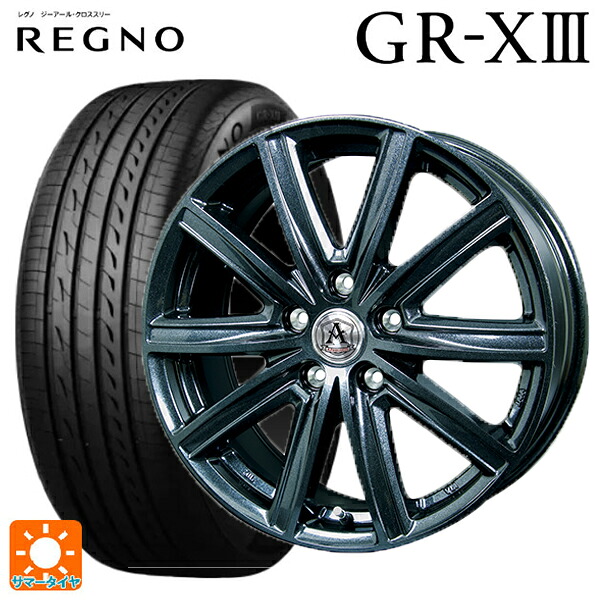 在庫有 ホンダ ヴェゼル(RV系)用 215/60R16 95V ブリヂストン レグノ GR-X3 正規品 テクノピア アフロディーテ MZ # ディープメタル 新品サマータイヤホイール 4本セット
