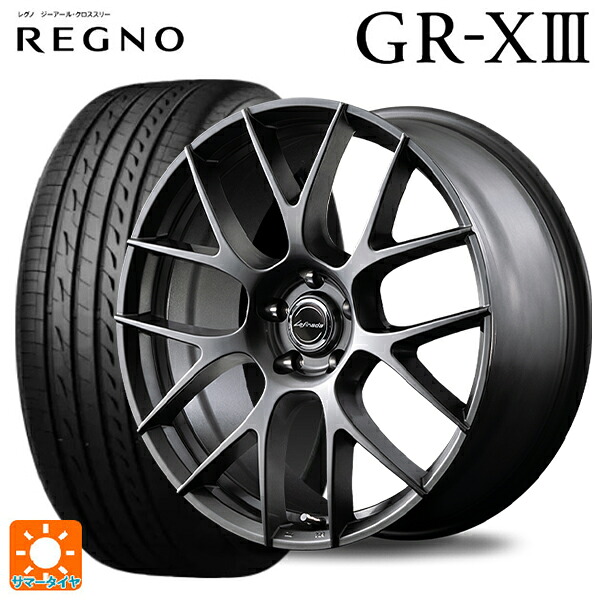 トヨタ プリウス(60系)用 195/50R19 88H ブリヂストン レグノ GR-X3 正規品 # エムアイディー レフィナーダ モーション3 ハイパーメタルコート 新品サマータイヤホイール 4本セット|タイヤホイール専門店コニシタイヤ