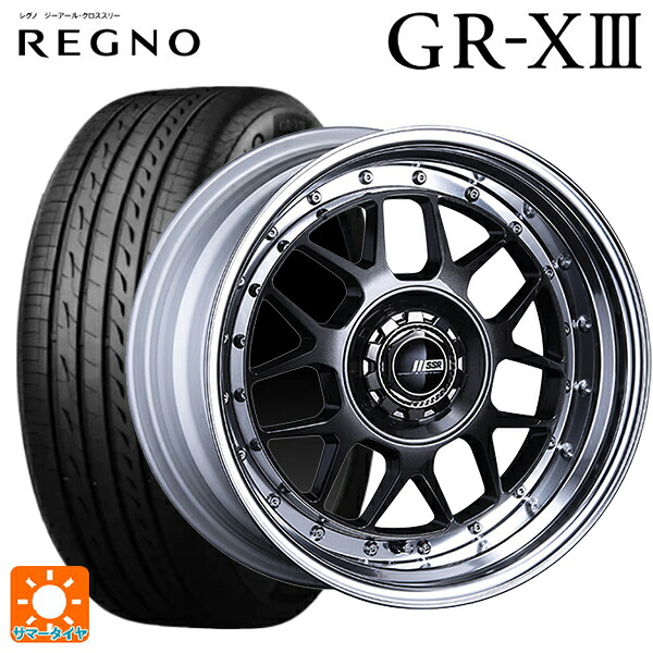 マツダ ロードスター(ND系)用 195/50R16 84V ブリヂストン レグノ GR-X3 正規品 タナベ SSR プロフェッサー MS4 アンダー プリズムダークガンメタ 新品サマータイヤホイール 4本セット