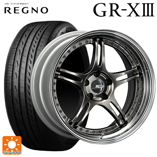 235/35R19 91W XL ブリヂストン レグノ GR-X3 正規品 タナベ SSR プロフェッサー SPX ハイメタルブロンズ 19-8J 国産車用 サマータイヤホイール4本セット|タイヤホイール専門店コニシタイヤ