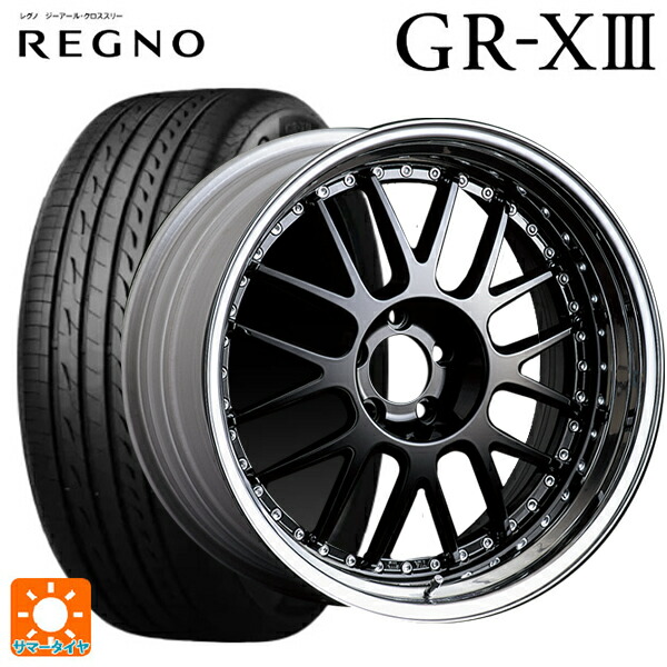 235/50R18 101V XL ブリヂストン レグノ GR-X3 正規品 タナベ SSR プロフェッサー MS1 ブラック 18-8J 国産車用 サマータイヤホイール4本セット