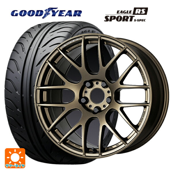 トヨタ GRカローラ(4BA-GZEA14H)用 235/40R18 91W グッドイヤー イーグル RS スポーツ S-スペック ワーク エモーション M8R AHG 新品サマータイヤホイール 4本セット
