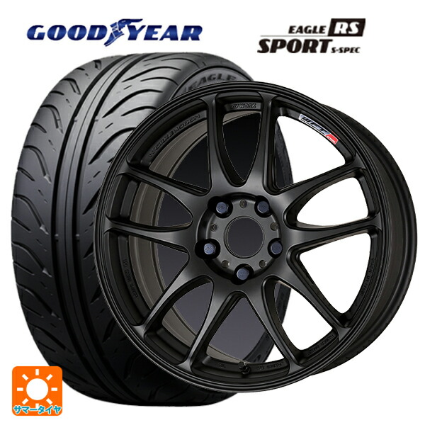 225/40R18 88W グッドイヤー イーグル RS スポーツ S-スペック ワーク エモーション CR極 MBL 18-7.5J 国産車用 サマータイヤホイール4本セット｜タイヤホイール専門店コニシタイヤ