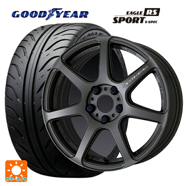 トヨタ GRヤリス(PA系)用 255/35R18 90W グッドイヤー イーグル RS スポーツ S-スペック ワーク エモーション T7R MGM 新品サマータイヤホイール 4本セット|タイヤホイール専門店コニシタイヤ
