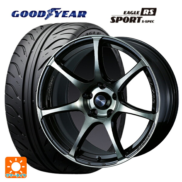 トヨタ GRヤリス(PA系)用 235/40R18 91W グッドイヤー イーグル RS スポーツ S-スペック ウェッズ ウェッズスポーツ SA75R WBC 新品サマータイヤホイール 4本セット|タイヤホイール専門店コニシタイヤ