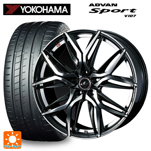 トヨタ RAV4(50系)用 245/45R20 103Y XL ヨコハマ アドバンスポーツ V107 正規品 ウェッズ レオニス LM PBMC 新品サマータイヤホイール 4本セット|タイヤホイール専門店コニシタイヤ