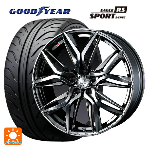 トヨタ GRヤリス(PA系)用 265/35R18 93W グッドイヤー イーグル RS スポーツ S-スペック ウェッズ レオニス LM BMCMC 新品サマータイヤホイール 4本セット