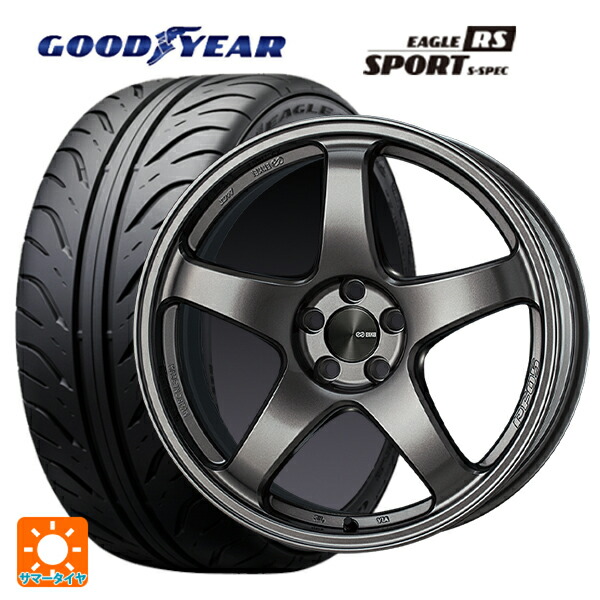 トヨタ GRヤリス(PA系)用 255/35R18 90W グッドイヤー イーグル RS スポーツ S-スペック エンケイ パフォーマンスライン PF05 DS 新品サマータイヤホイール 4本セット|タイヤホイール専門店コニシタイヤ
