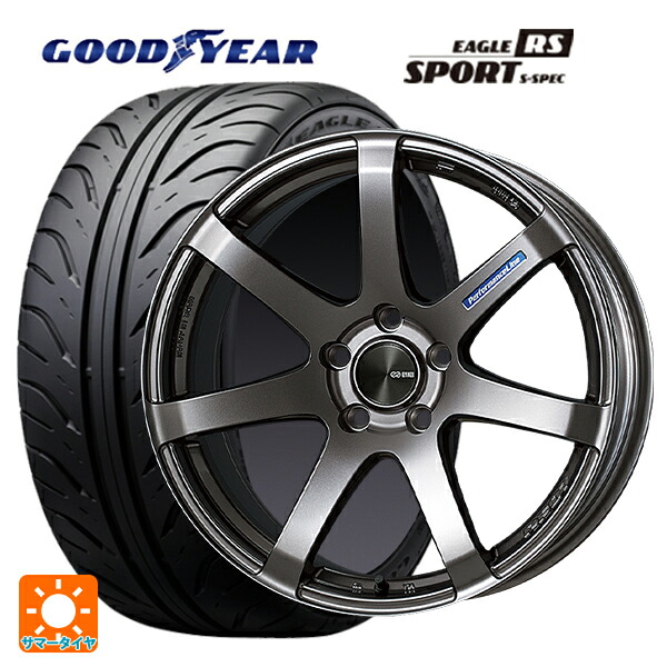 トヨタ GRヤリス(PA系)用 225/40R18 88W グッドイヤー イーグル RS スポーツ S-スペック エンケイ パフォーマンスライン PF07 DS 新品サマータイヤホイール 4本セット