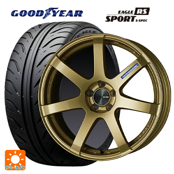 トヨタ GR86(ZN8)用 235/40R18 91W グッドイヤー イーグル RS スポーツ S-スペック エンケイ パフォーマンスライン PF07 GO 新品サマータイヤホイール 4本セット|タイヤホイール専門店コニシタイヤ