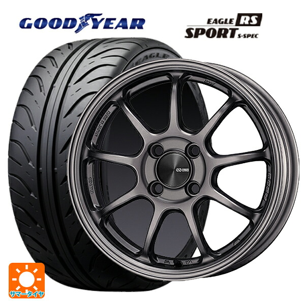 205/55R16 89V グッドイヤー イーグル RS スポーツ S-スペック エンケイ パフォーマンスライン PF09 DS 16-6.5J 国産車用 サマータイヤホイール4本セット