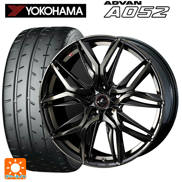スバル WRX S4(VBH)用 245/35R19 93Y XL ヨコハマ アドバン A052 正規品 ウェッズ レオニス LM PBMC/TI 新品サマータイヤホイール 4本セット｜タイヤホイール専門店コニシタイヤ