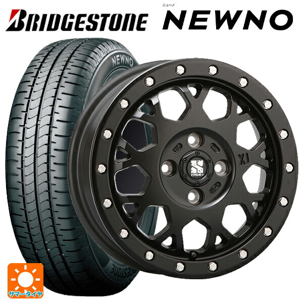 165/55R14 72V ブリヂストン ニューノ 正規品 # エムエルジェイ エクストリームJ XJ04 Satin Black 14-4.5J 国産車用 サマータイヤホイール4本セット｜タイヤホイール専門店コニシタイヤ