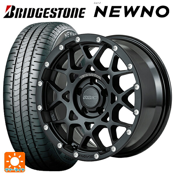 215/60R17 96H ブリヂストン ニューノ 正規品 # レイズ チームデイトナ M8 N2 17-7J 国産車用 サマータイヤホイール4本セット