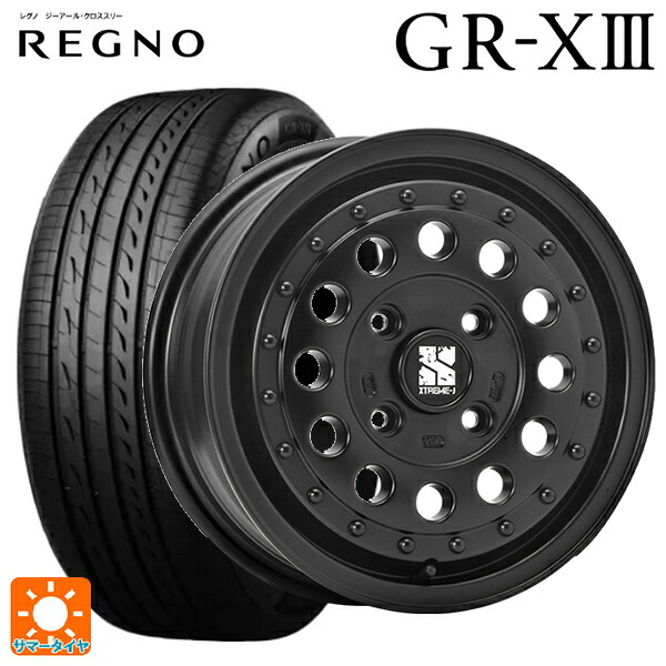 175/70R14 84S ブリヂストン レグノ GR-X3 正規品 エムエルジェイ エクストリームJ ラギッド サテンブラック 14-5J 国産車用 サマータイヤホイール4本セット|タイヤホイール専門店コニシタイヤ