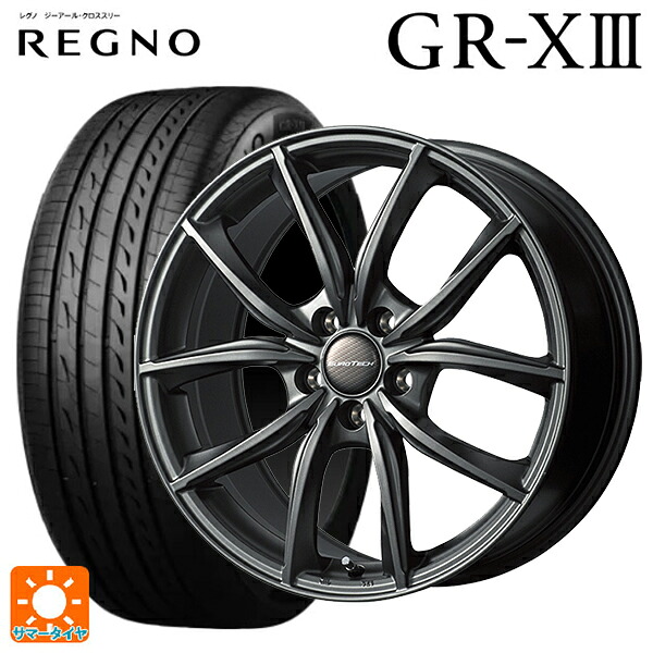 トヨタ アルファード(30系)用 245/40R19 98W XL ブリヂストン レグノ GR-X3 正規品 # ユーロテック MPライン マットチタニウム 新品サマータイヤホイール 4本セット｜タイヤホイール専門店コニシタイヤ