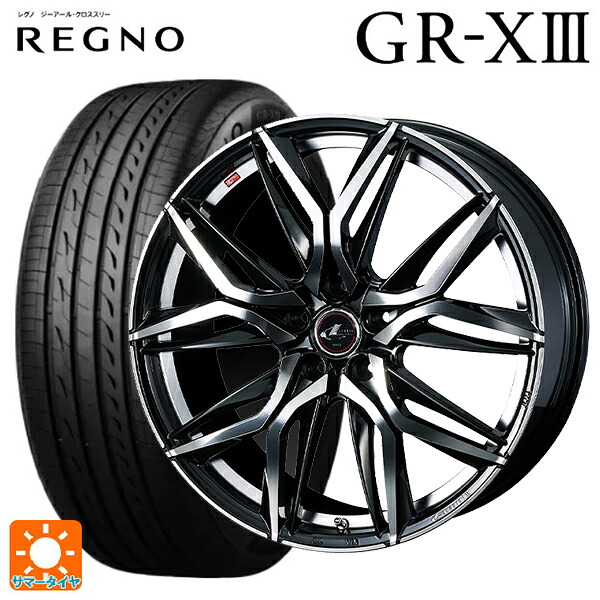 スバル WRX S4(VBH)用 245/35R19 93W XL ブリヂストン レグノ GR-X3 正規品 ウェッズ レオニス LM PBMC 新品サマータイヤホイール 4本セット
