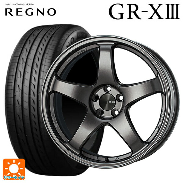 235/55R19 101V ブリヂストン レグノ GR-X3 正規品 エンケイ パフォーマンスライン PF05 DS 19-8J 国産車用 サマータイヤホイール4本セット｜タイヤホイール専門店コニシタイヤ