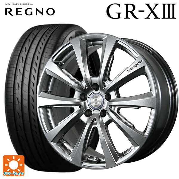 メルセデスベンツ EQE(V295)用 255/45R19 104W XL ブリヂストン レグノ GR-X3 正規品 トピー チームスパルコ ヴァローザ バージョン02 # MG 新品サマータイヤホイール 4本セット