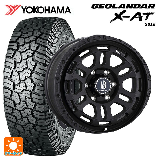 トヨタ ハイラックス(120系)用 265/70R17 121/118Q ヨコハマ ジオランダー X-AT G016 ブラックレター 正規品 阿部商会 ラ・ストラーダ ディスカバー WB 新品サマータイヤホイール 4本セット