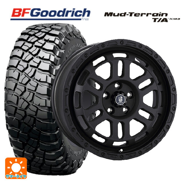 225/75R16 115/112Q BFグッドリッチ マッドテレーン TA KM3 ブラックレター 正規品 阿部商会 ラ・ストラーダ ディスカバー WB 16-7J 国産車用 サマータイヤホイール4本セット|タイヤホイール専門店コニシタイヤ
