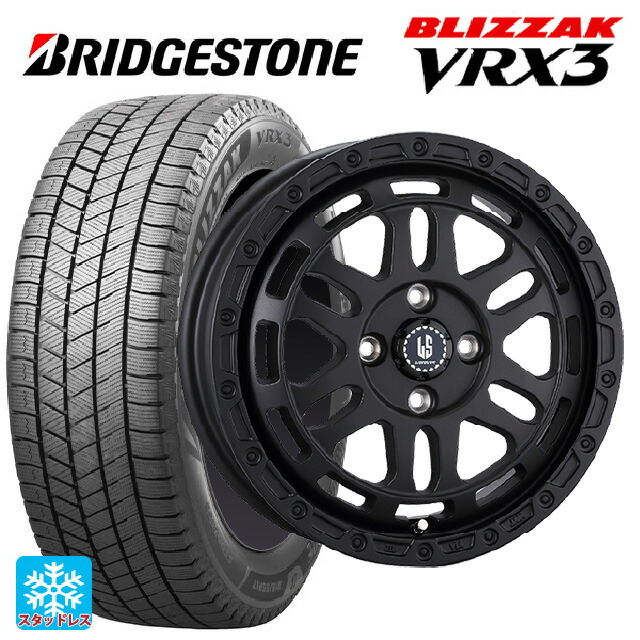 165/65R14 79Q ブリヂストン ブリザック VRX3 正規品 # 阿部商会 ラ・ストラーダ ディスカバー WB 14-4.5J 国産車用 スタッドレスタイヤホイール4本セット|タイヤホイール専門店コニシタイヤ