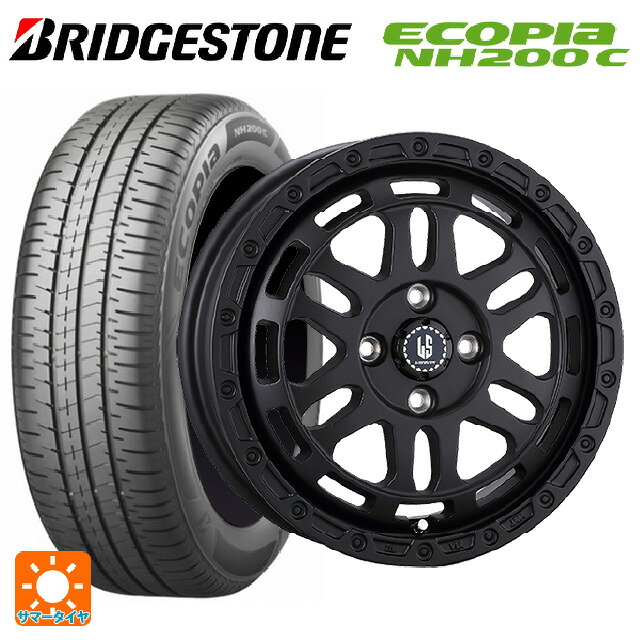165/65R15 81S ブリヂストン エコピア NH200C 正規品 阿部商会 ラ・ストラーダ ディスカバー WB 15-4.5J 国産車用 サマータイヤホイール4本セット|タイヤホイール専門店コニシタイヤ