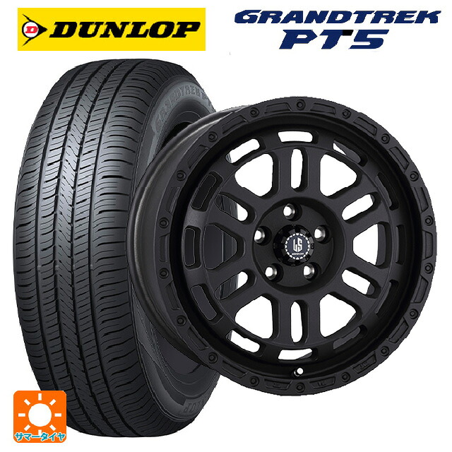 ミツビシ デリカD5(3DA系)用 225/60R18 100H ダンロップ グラントレックPT5 阿部商会 ラ・ストラーダ ディスカバー WB 新品サマータイヤホイール 4本セット|タイヤホイール専門店コニシタイヤ