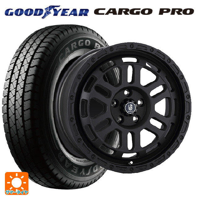 トヨタ タウンエース(S400系(M/C後))用 165/80R14 97/95N グッドイヤー カーゴプロ 阿部商会 ラ･ストラーダ ディスカバー WB 新品サマータイヤホイール 4本セット｜タイヤホイール専門店コニシタイヤ