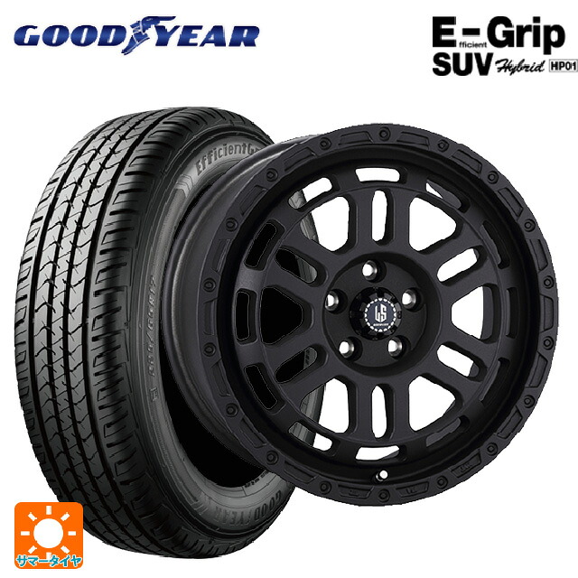 ジープ ラングラー(JL系)用 265/65R18 114V グッドイヤー エフィシェントグリップSUV HP01 阿部商会 ラ･ストラーダ ディスカバー WB 新品サマータイヤホイール 4本セット