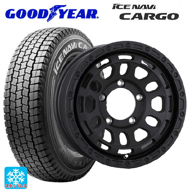スズキ ジムニーノマド(JC74W)用 195/80R15 107/105N グッドイヤー アイスナビ カーゴ # 阿部商会 ラ･ストラーダ ディスカバー WB 新品スタッドレスタイヤホイール 4本セット 73,568円