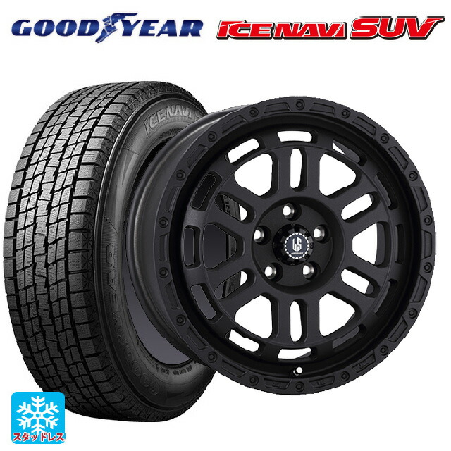 235/55R18 100Q グッドイヤー アイスナビ SUV # 阿部商会 ラ・ストラーダ ディスカバー WB 18-8J 国産車用 スタッドレスタイヤホイール4本セット|タイヤホイール専門店コニシタイヤ