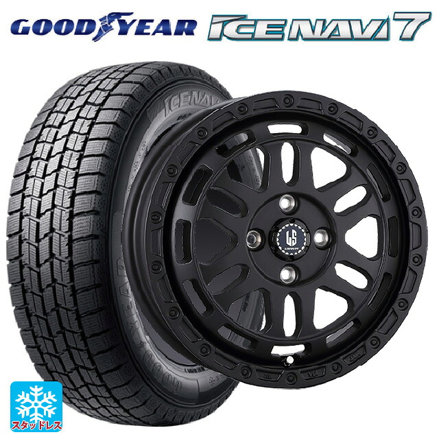 在庫有 2025年製 175/65R14 82Q グッドイヤー アイスナビ7(数量限定) # 阿部商会 ラ･ストラーダ ディスカバー WB 14-5J 国産車用 スタッドレスタイヤホイール4本セット