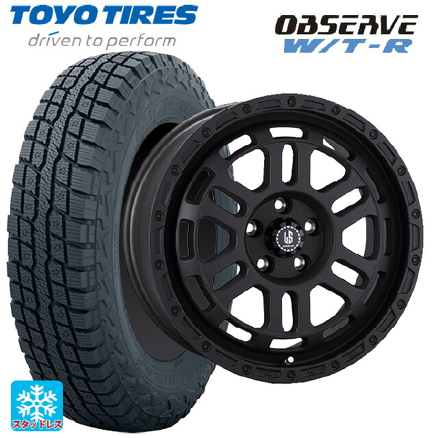 245/65R17 111Q XL トーヨー オブザーブ W/T-R 阿部商会 ラ・ストラーダ ディスカバー WB 17-7J 国産車用 スタッドレスタイヤホイール4本セット|タイヤホイール専門店コニシタイヤ