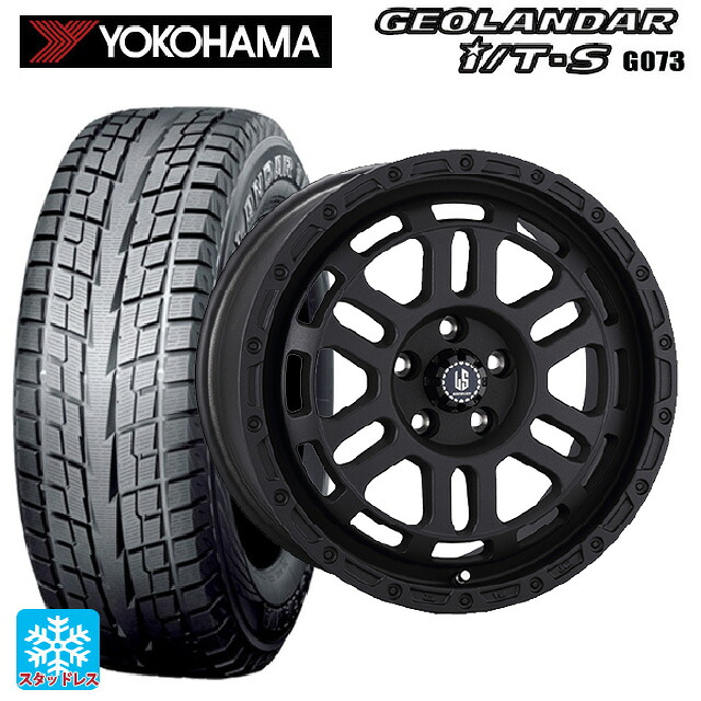 2025年製 215/65R16 98Q ヨコハマ ジオランダー ITS G073 正規品 阿部商会 ラ･ストラーダ ディスカバー WB 16-7J 国産車用 スタッドレスタイヤホイール4本セット