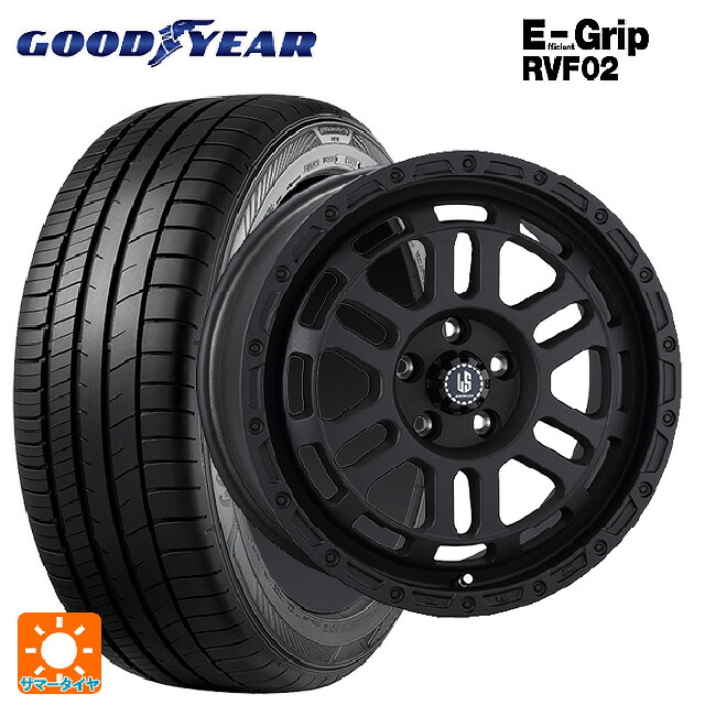 215/65R16 98H グッドイヤー エフィシェントグリップ RVF02 阿部商会 ラ･ストラーダ ディスカバー WB 16-7J 国産車用 サマータイヤホイール4本セット