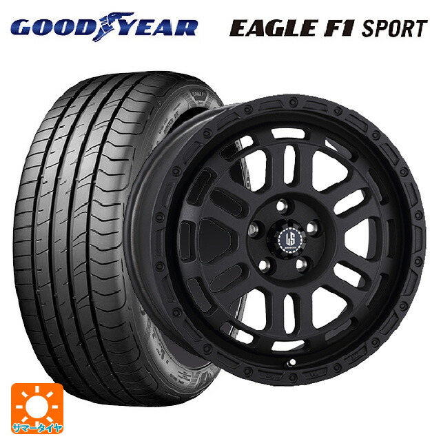 スズキ スイフトスポーツ(ZC33S)用 195/50R16 84V グッドイヤー イーグルF1 スポーツ 阿部商会 ラ・ストラーダ ディスカバー WB 新品サマータイヤホイール 4本セット